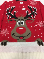 PULL NOEL ADULTE TETE DE CERF