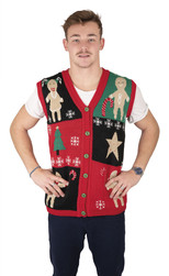 gilet sans manche de noel