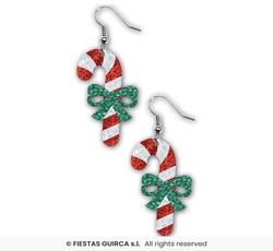 BOUCLES OREILLES SUCRE D ORGE