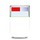 stick rouge et blanc