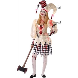 COSTUME ARLEQUINE ZOMBIE