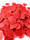 CONFETTI COEUR 5CM ROUGE