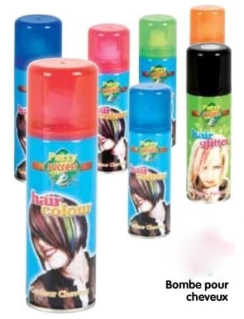 Spray pour cheveux couleurs 125 ml