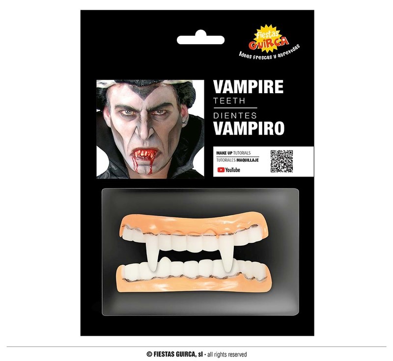 Dentier Vampire Souple Adulte - accessoire Halloween