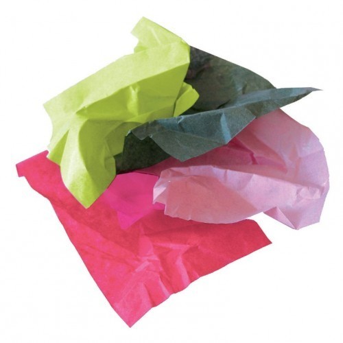 PAPIER DE SOIE PAQUET DE 8 FEUILLES 50x75 cm COULEUR - Mag embal fete