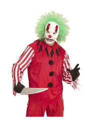 CHEMISE CLOWN HORREUR AVEC MASQUE