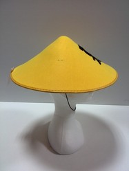 CHAPEAU CHINOIS JAUNE